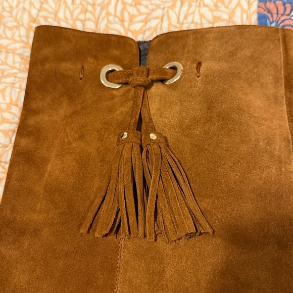 M. Gemi Brown tall suede  Boots size 8.5 - Picture 8 of 8
